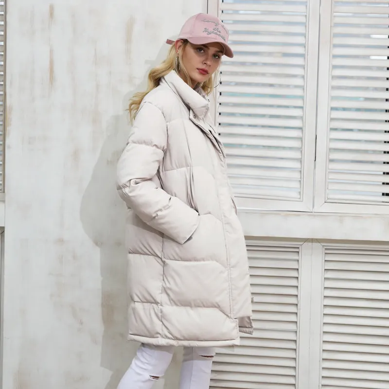 Women's Winter Cotton Padded Warm Parka