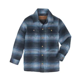 Wrangler Boy's Quilt Lined Flannel Shacket